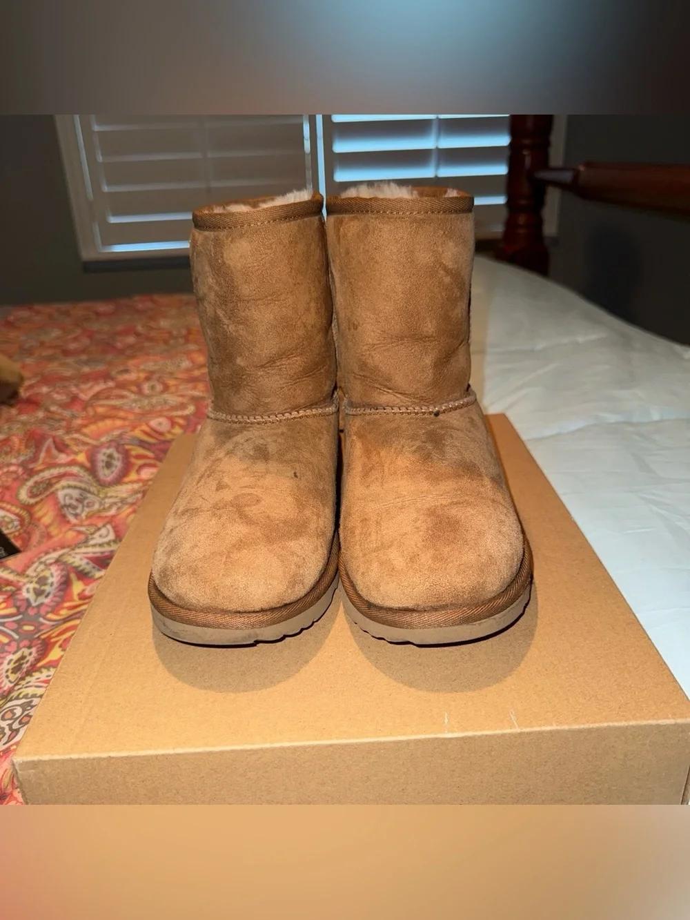 Classic Tan Suede Winter Boot - kids